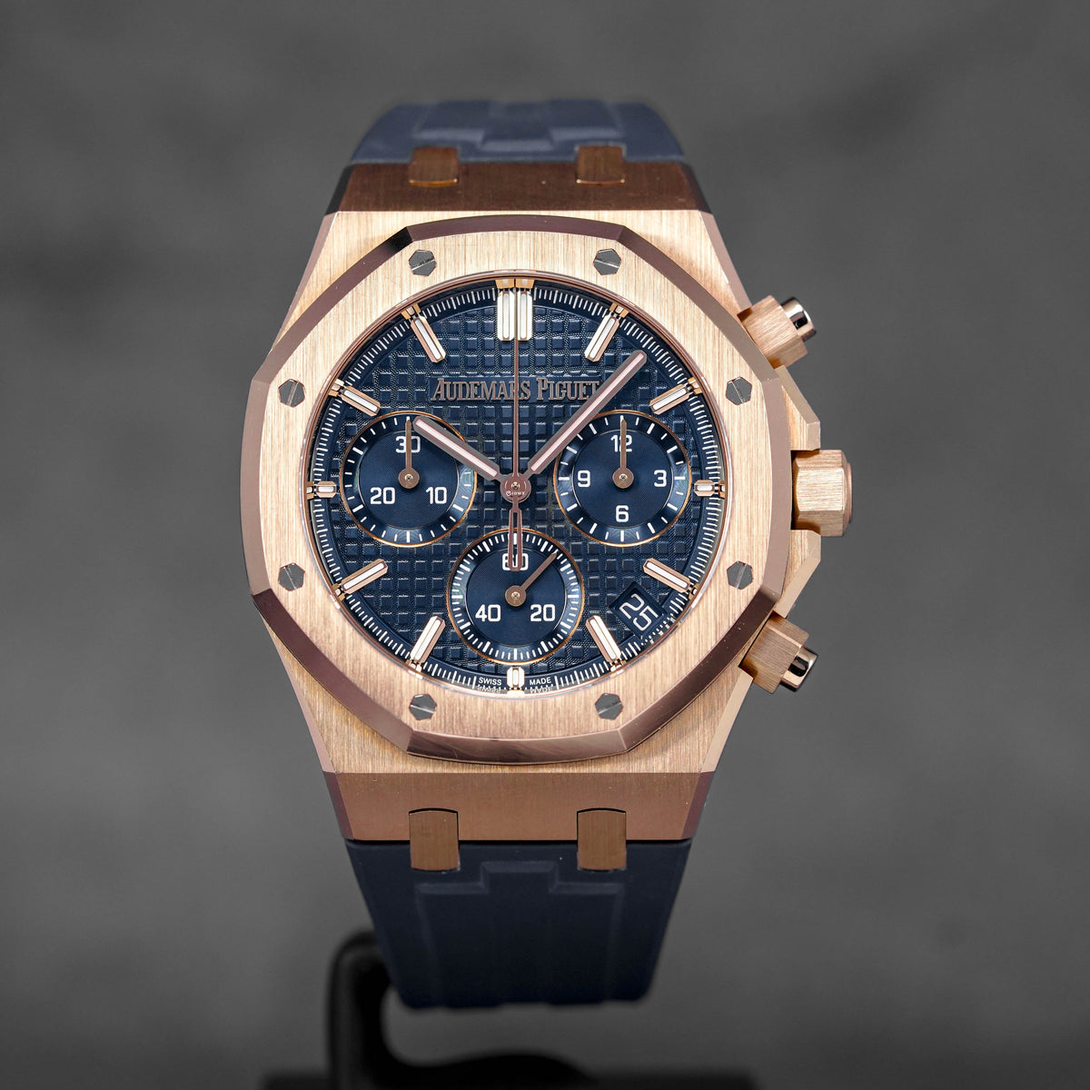 ROYAL OAK CHRONOGRAPH 41MM ROSEGOLD BLUE DIAL (2024)