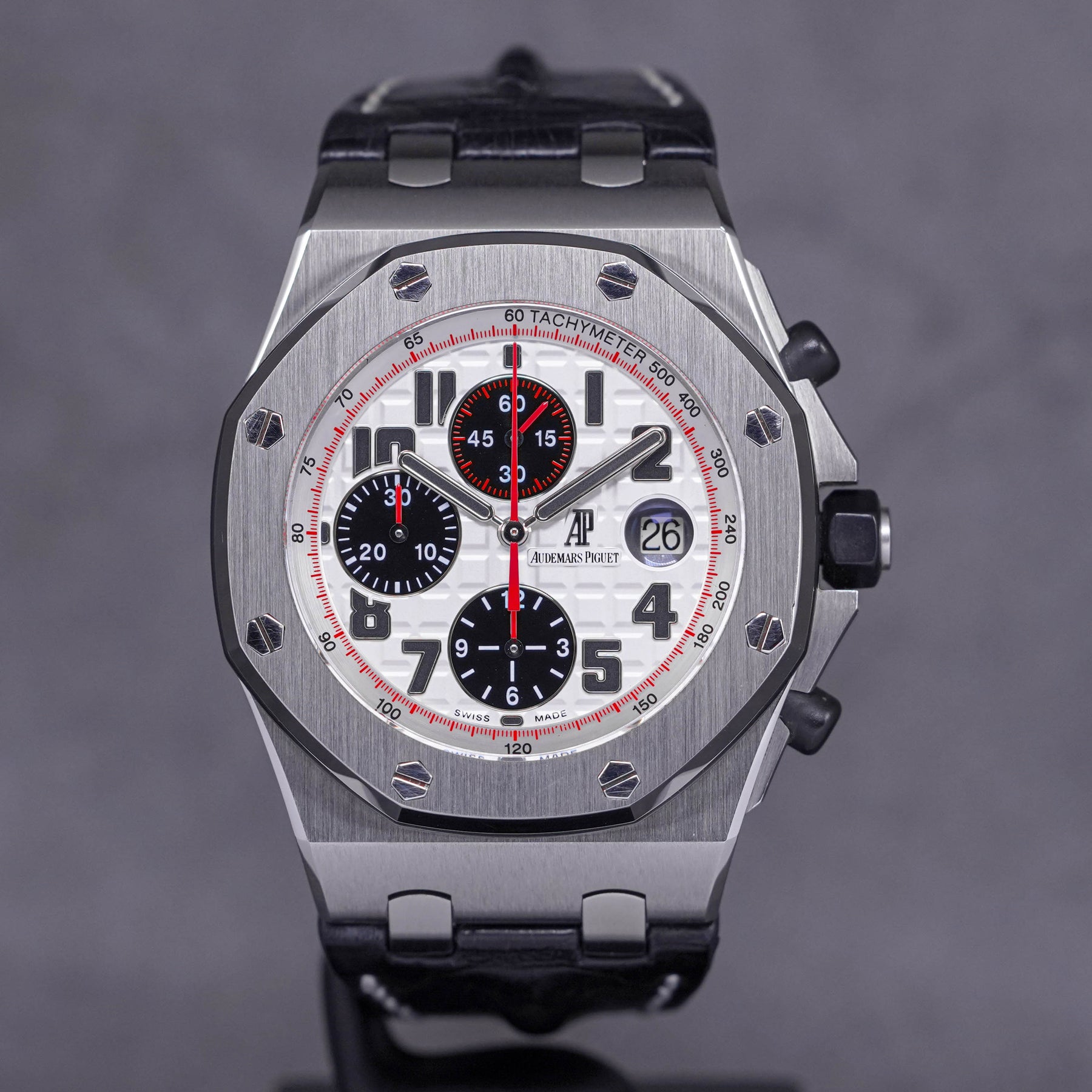 Audemars Piguet Panda With Rubber Strap Offshore Chronograph