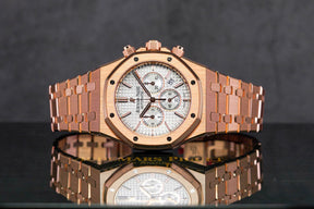 ROYAL OAK CHRONOGRAPH 41MM ROSEGOLD WHITE DIAL (2017)