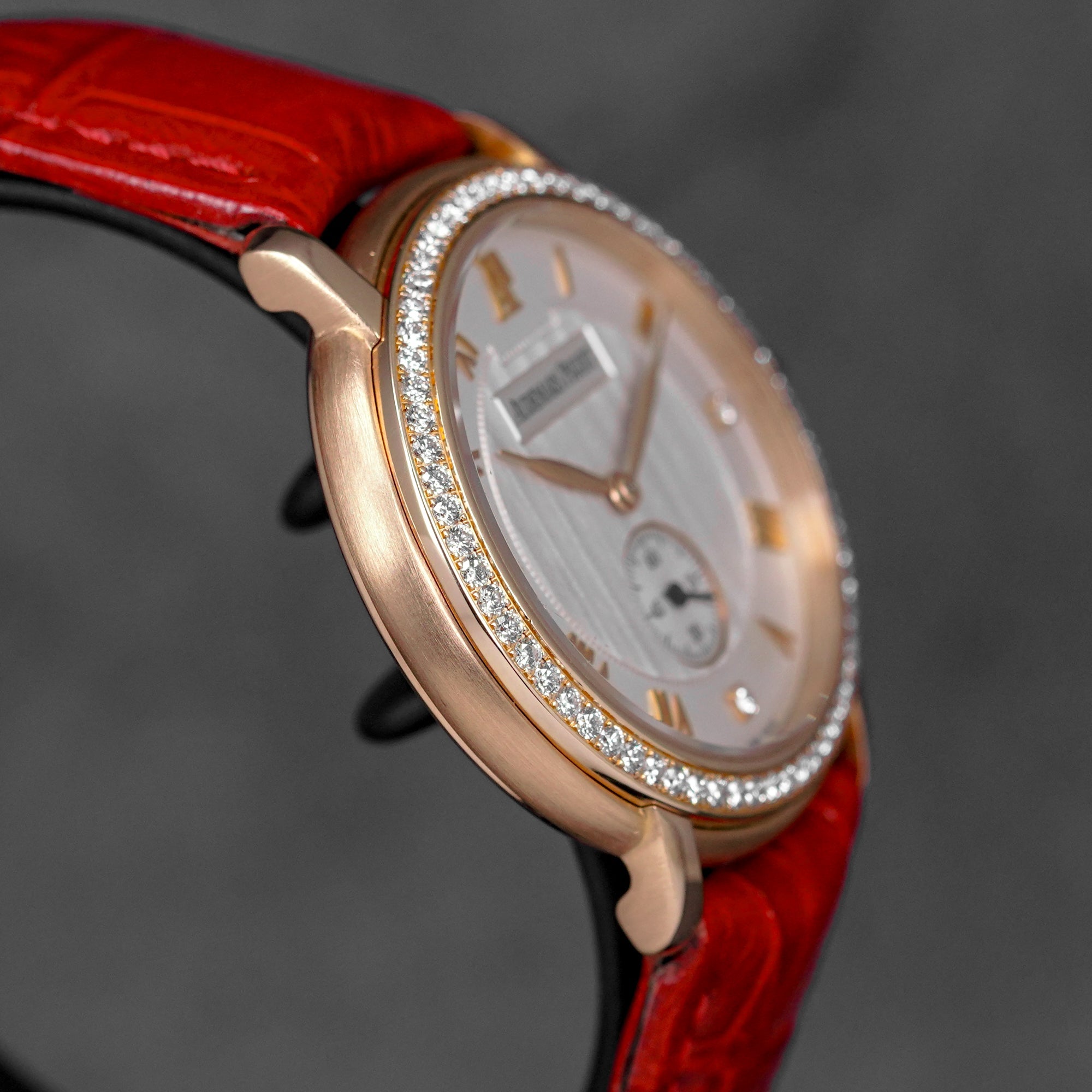 JULES 36MM ROSEGOLD SMALL SECONDS SILVER DIAMOND DIAL (WATCH ONLY)
