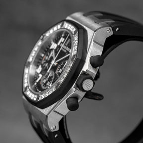 ROYAL OAK OFFSHORE CHRONOGRAPH 37MM BLACK DIAL DIAMOND BEZEL (2014)
