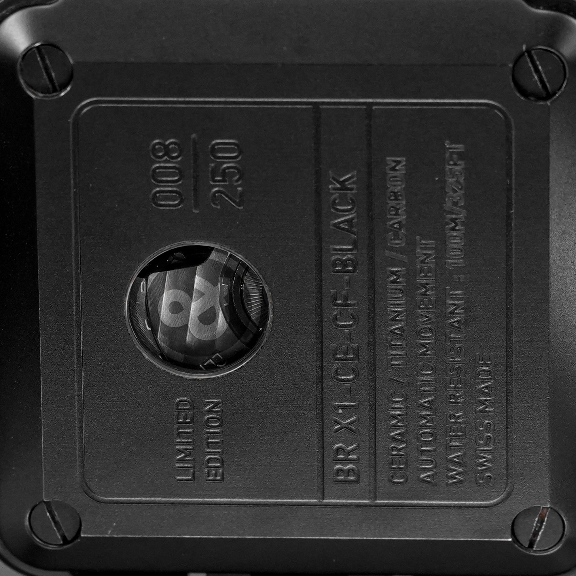 BR-X1 CARBONE FORGE BLACK LIMITED EDITION (WATCH ONLY)