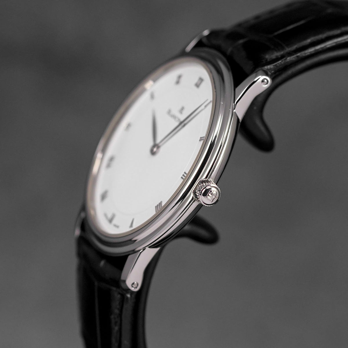 VILLERET ULTRA SLIM WHITE ROMAN DIAL (WATCH ONLY)