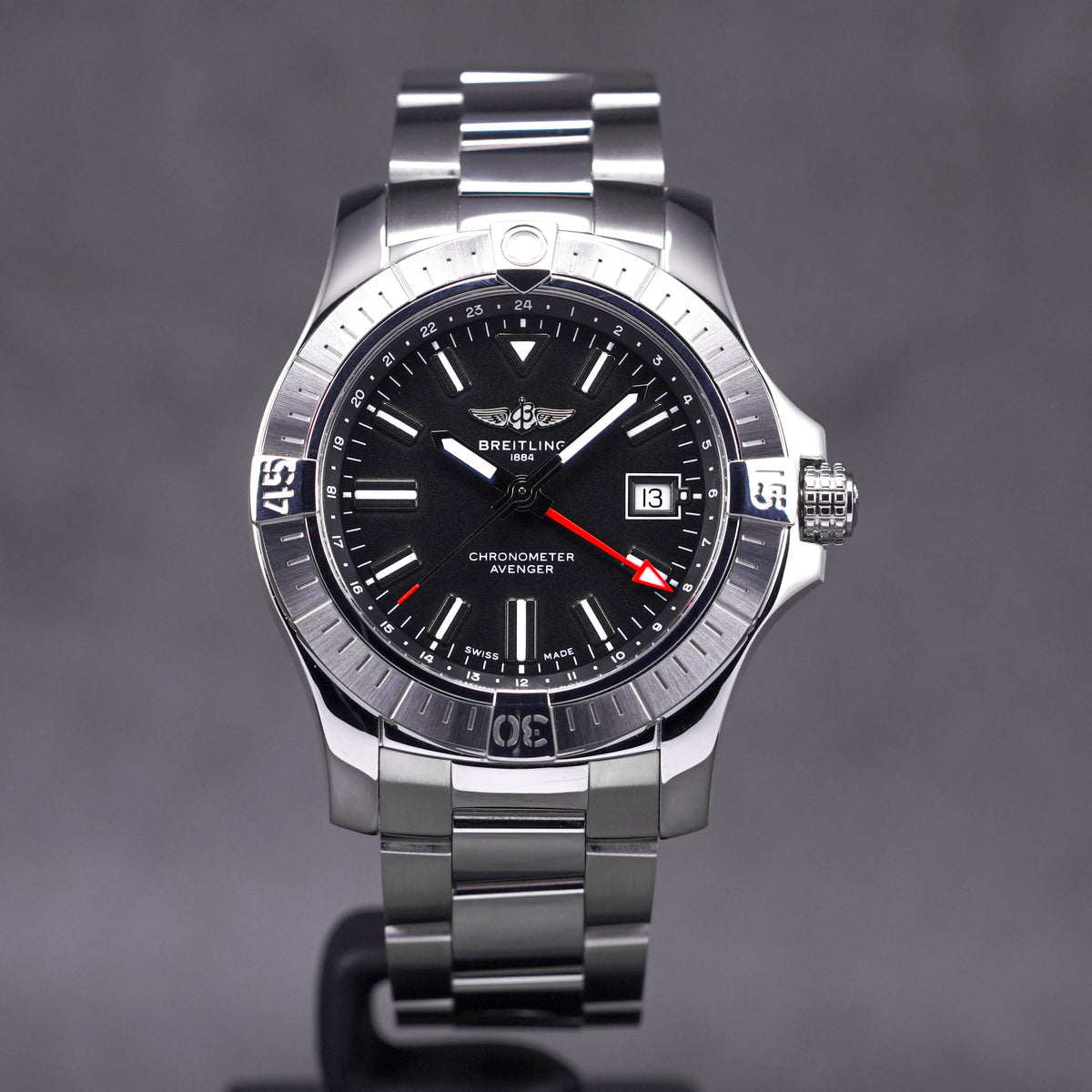 GMT 43MM AVENGER BLACK DIAL (2022)