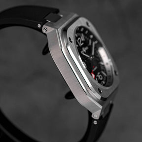 BR 05 GMT BLACK DIAL STEEL RUBBER STRAP (2024)