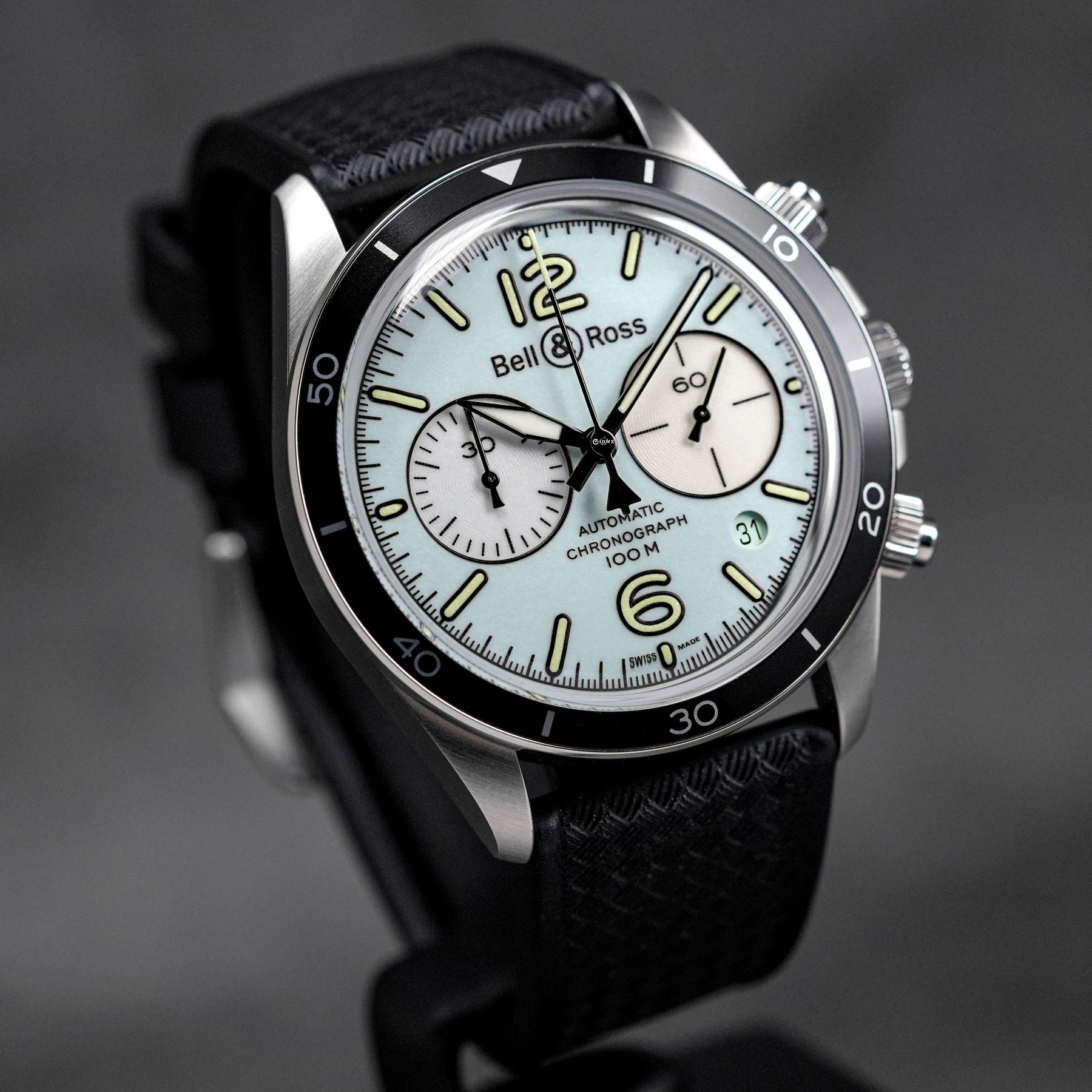 BR V2-94 41MM STEEL FULL LUM GREEN DIAL LIMITED EDITION (2021)