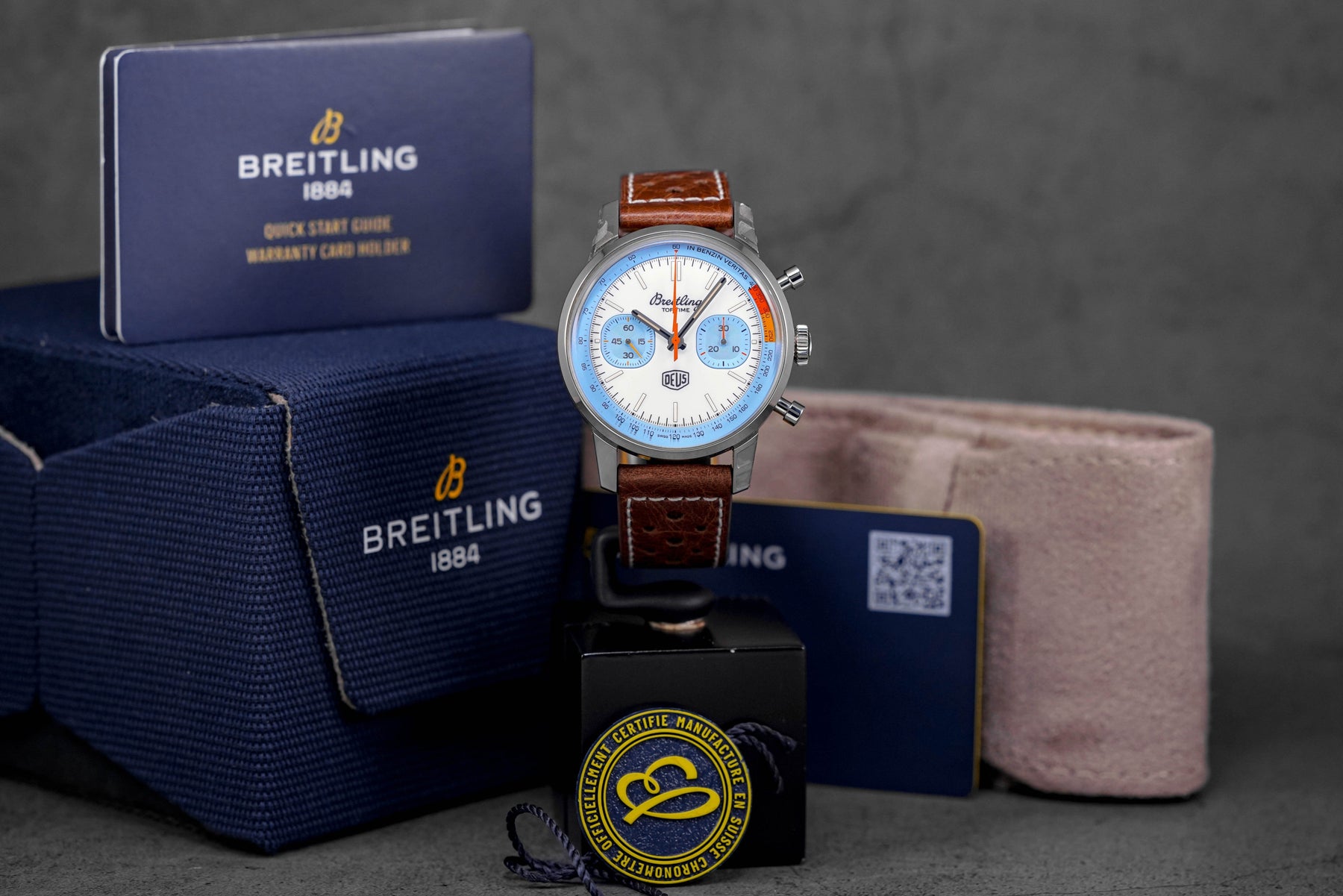Harga Breitling Top Time Deus Sky Blue