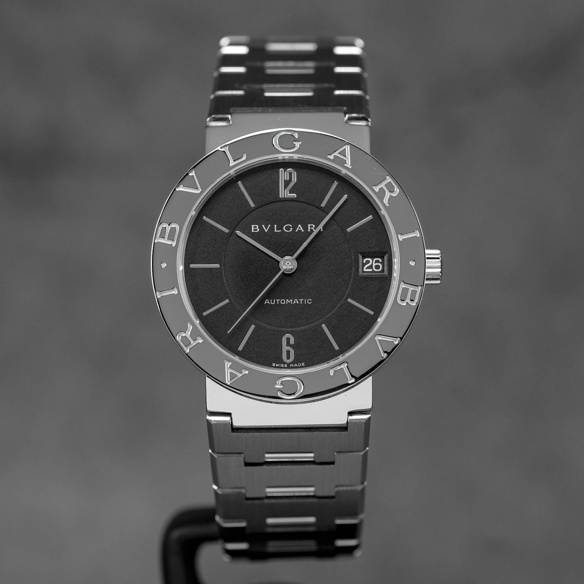 Harga Bvlgari BB Steel Black