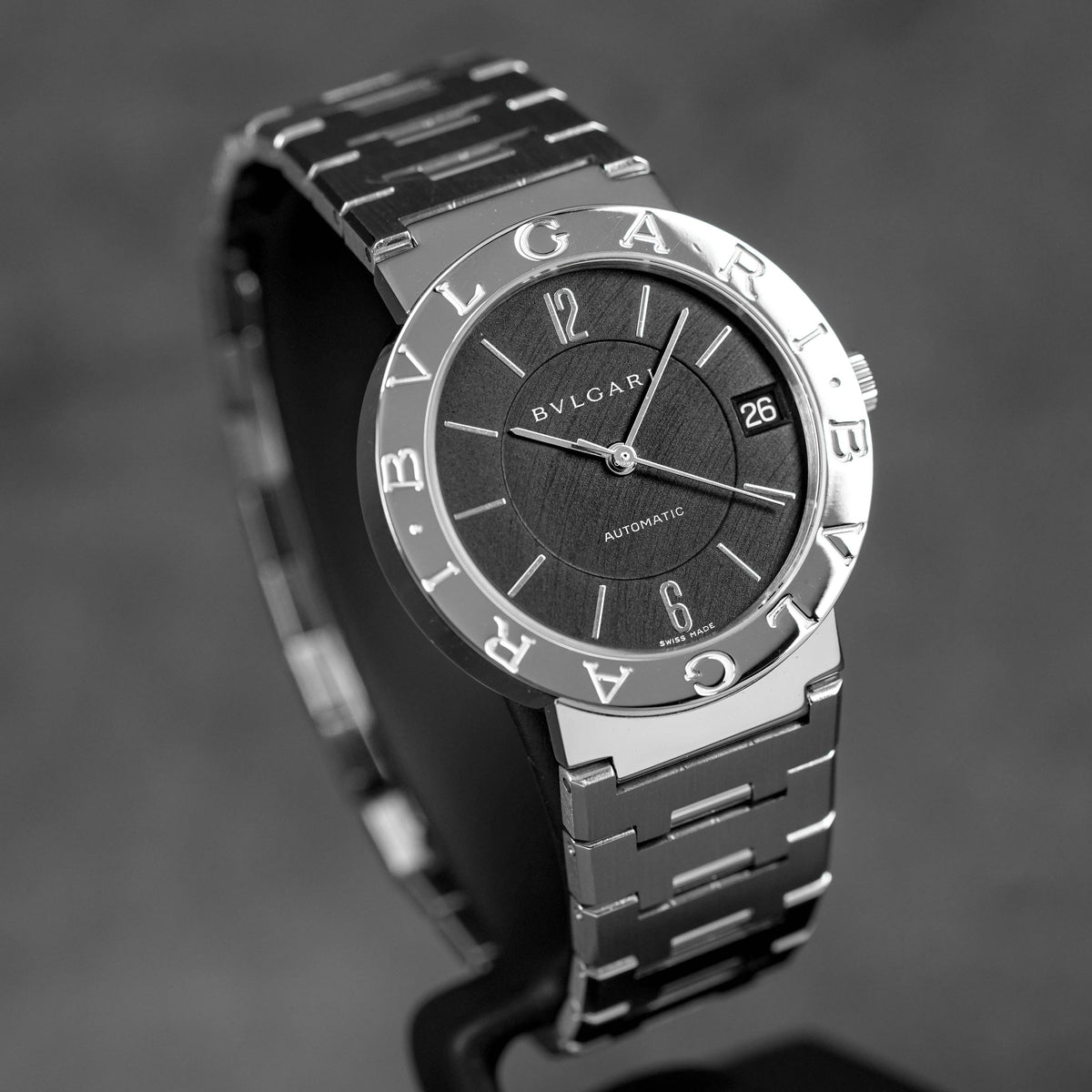 Harga Bvlgari BB Steel Black