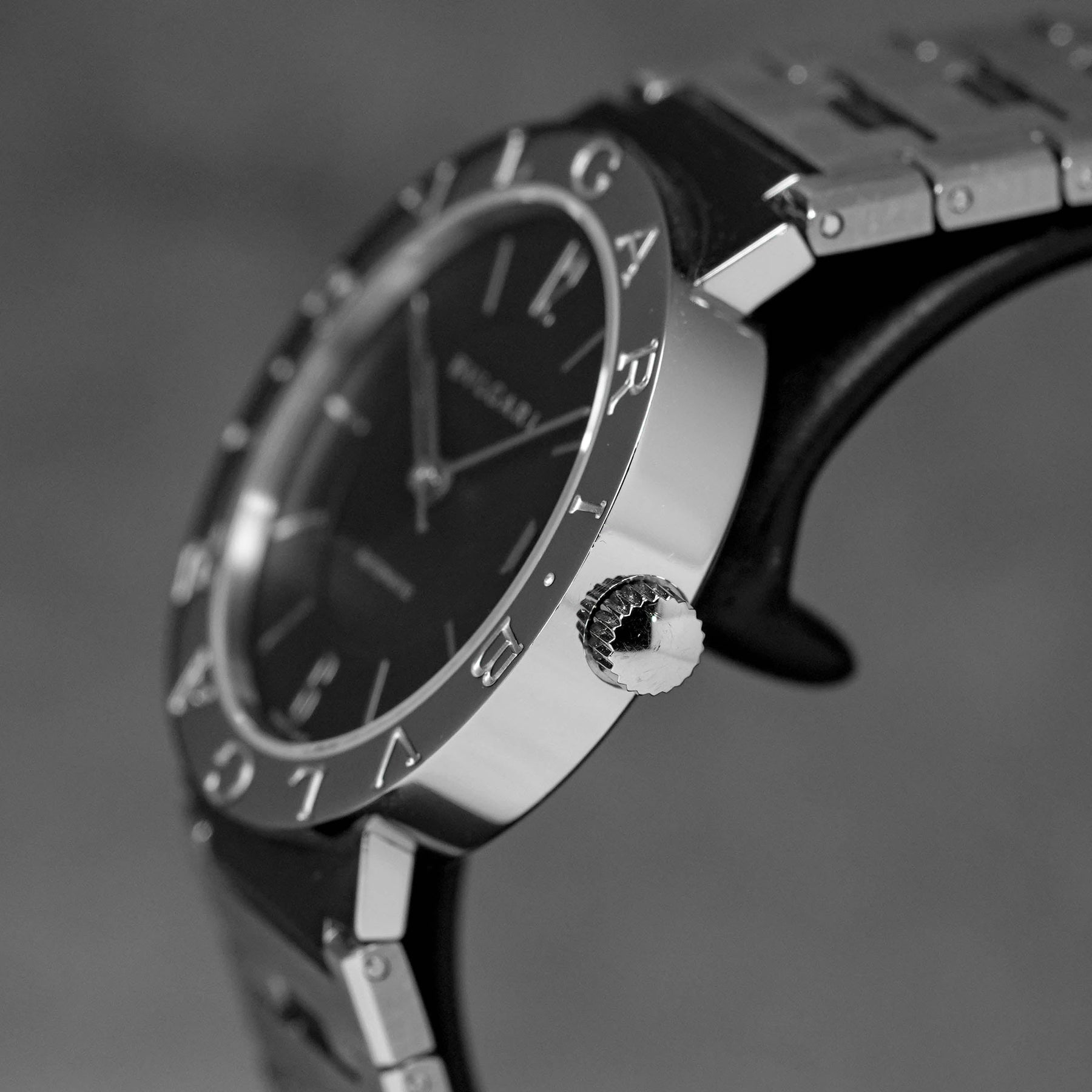 Harga Bvlgari BB Steel Black