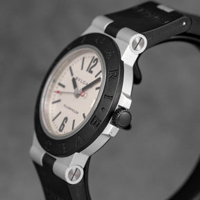 Harga Bvlgari Diagono Alumunium 38mm White