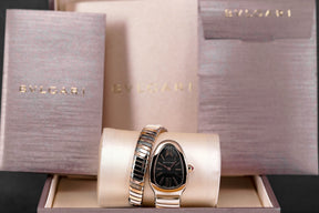 SERPENTI TUBOGAS TWOTONE ROSEGOLD BLACK DIAL (2025)
