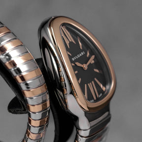 SERPENTI TUBOGAS TWOTONE ROSEGOLD BLACK DIAL (2025)