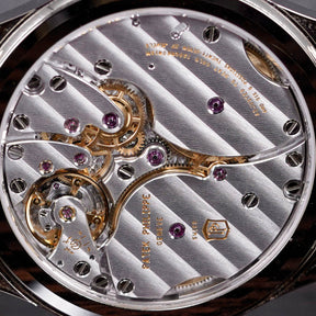 CALATRAVA 'CLOUS DE PARIS' WHITE GOLD 6119G (2022)