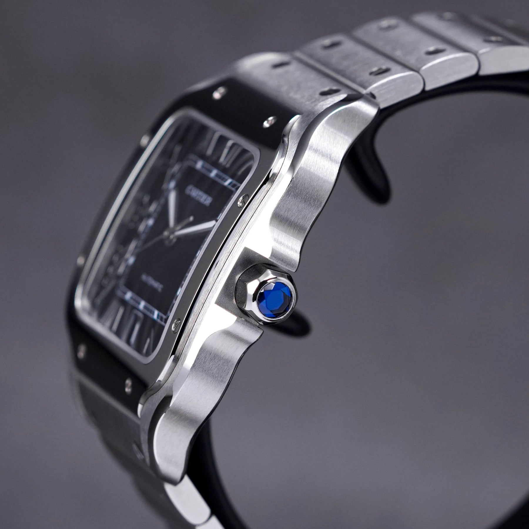 SANTOS DE CARTIER L BLUE DIAL (2021)