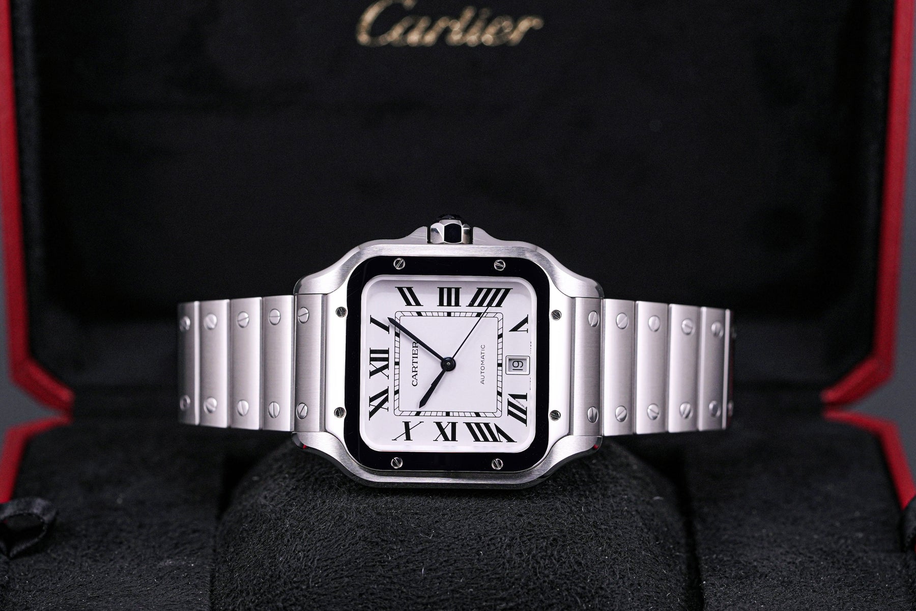 SANTOS DE CARTIER LARGE WHITE DIAL (2023)