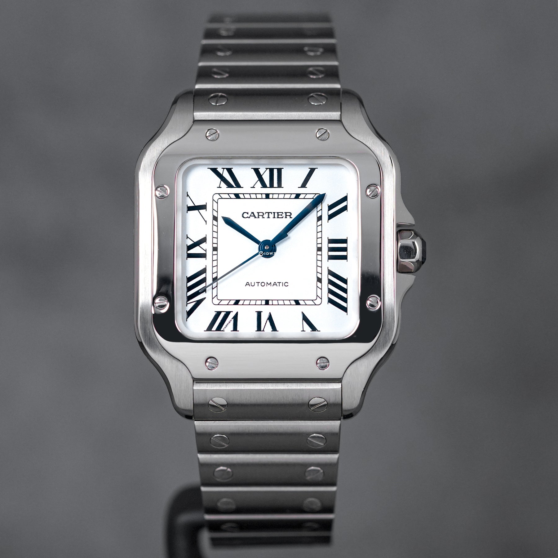 CARTIER SANTOS DE CARTIER M WHITE DIAL 2018 OMNILUXE