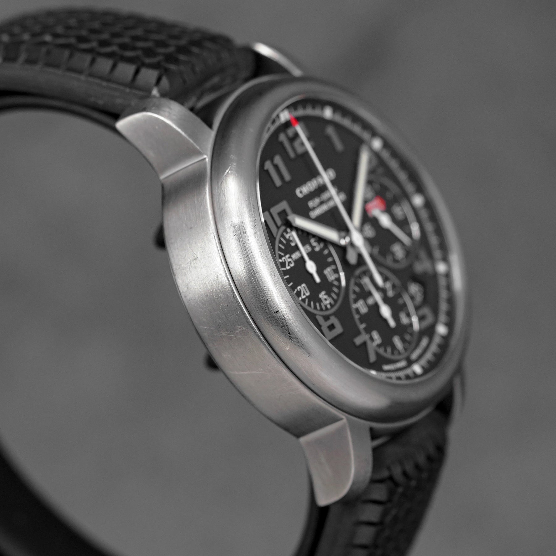 MILLE MIGLIA 'JACKY ICKX EDITION 2' TITANIUM FLYBACK CHRONOMETER BLACK DIAL LIMITED EDITION (WATCH ONLY)