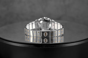 SANTOS CARRÉE TWOTONE YELLOWGOLD SILVER DIAL (WATCH ONLY)