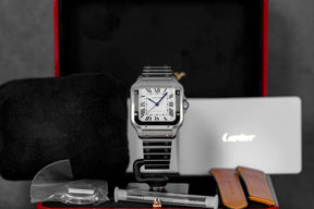 Harga Cartier Santos De Cartier M Silver