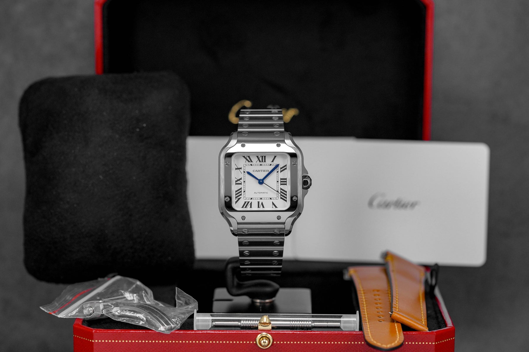 Harga Cartier Santos De Cartier M White