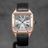 Harga Cartier Santos Dumont L Rosegold Silver