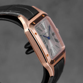 Harga Cartier Santos Dumont L Rosegold Silver