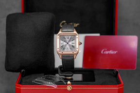 Harga Cartier Santos Dumont L Rosegold Silver