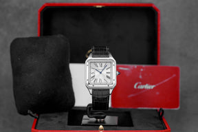 Harga Cartier Santos Dumont XL Silver
