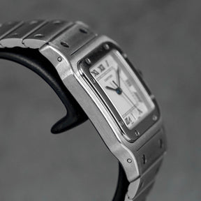 Harga Cartier Santos Galbee L Silver