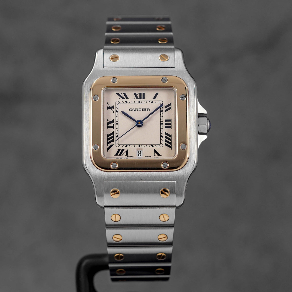 SANTOS GALBEE TWOTONE YELLOWGOLD L IVORY DIAL (WATCH ONLY)