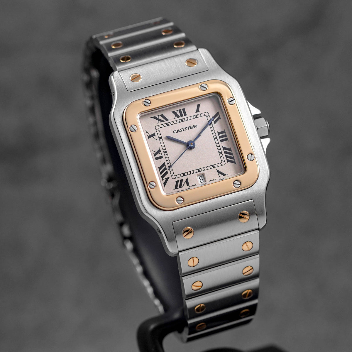 SANTOS GALBEE TWOTONE YELLOWGOLD L IVORY DIAL (WATCH ONLY)