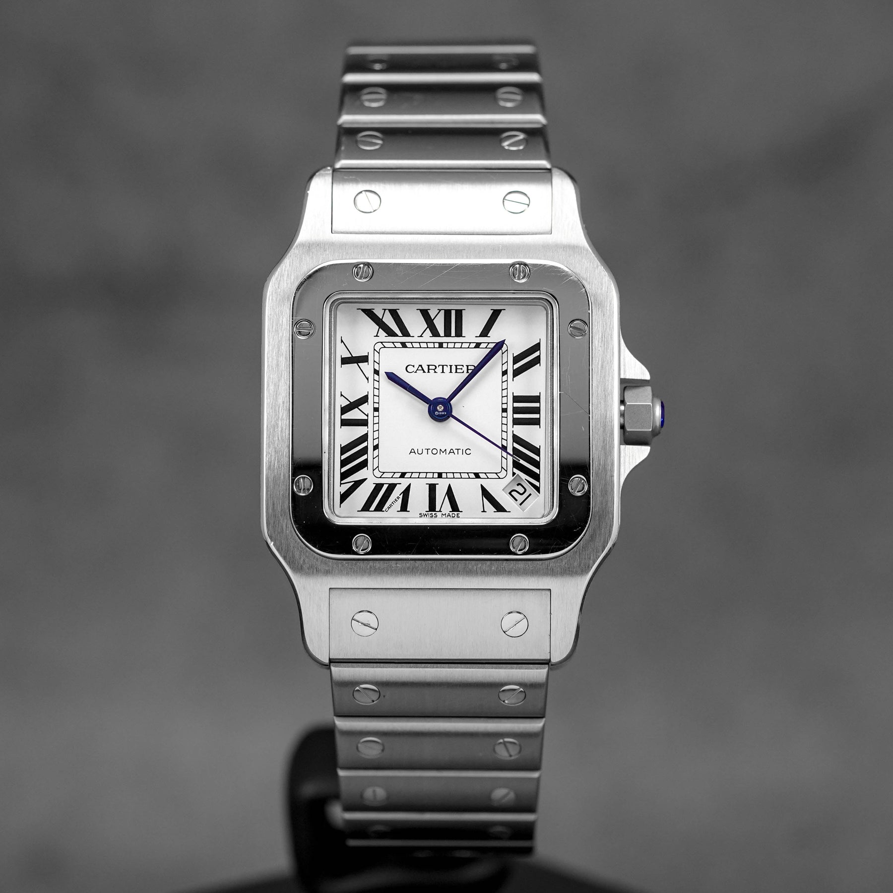 Harga Cartier Santos Galbee XL White