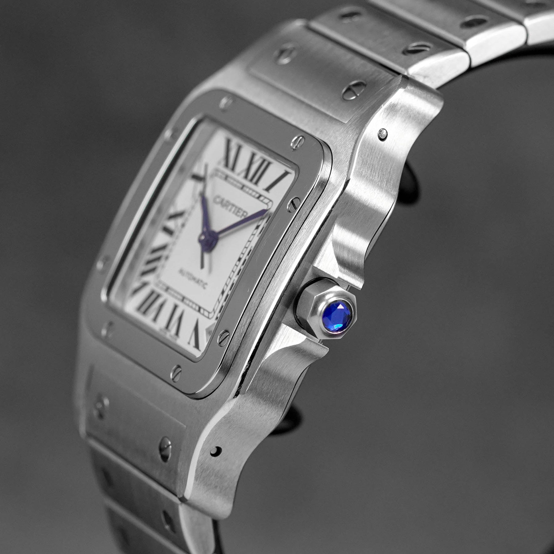 Harga Cartier Santos Galbee XL White