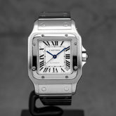 SANTOS GALBEE XL SILVER DIAL (WATCH ONLY)