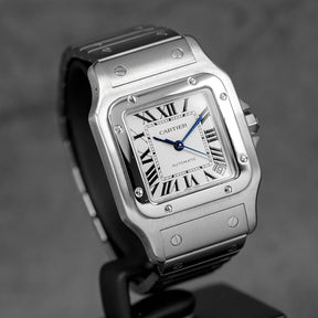 SANTOS GALBEE XL SILVER DIAL (WATCH ONLY)