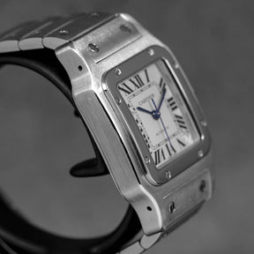 SANTOS GALBEE XL SILVER DIAL (WATCH ONLY)