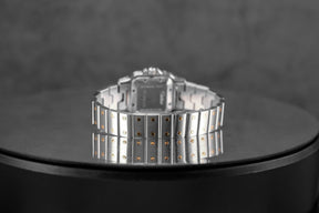 SANTOS GALBEE TWOTONE YELLOWGOLD SILVER ROMAN GOLD DIAL (WATCH ONLY)