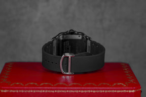 Harga Cartier Santos L Steel ADLC Black