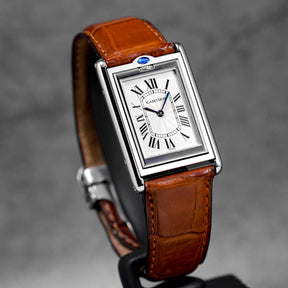 Harga Cartier Tank Basculante Mecanique Brown