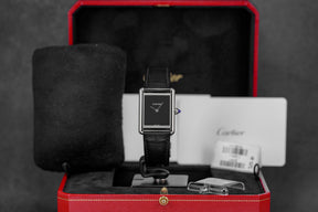 Harga Cartier Tank Must De Cartier L Black Terbaru