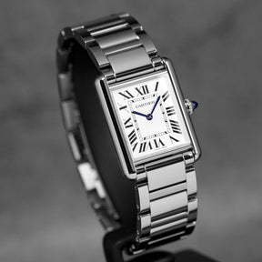 Harga Cartier Tank Must L Silver