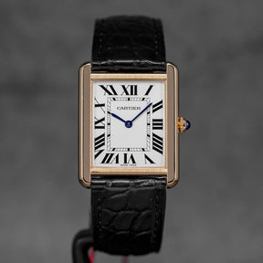 Harga Cartier Tank Solo L Yellowgold Silver
