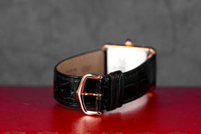 TANK SOLO S ROSEGOLD SILVER DIAL LEATHER STRAP (2019)