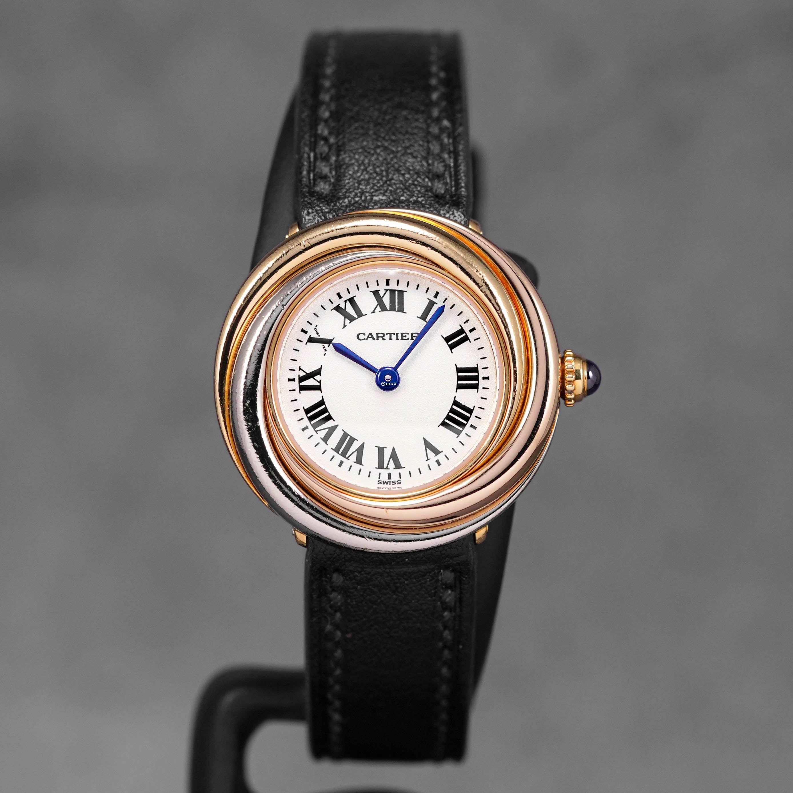 CARTIER TRINITY 27MM TRI-COLOR GOLD IVORY DIAL (WATCH ONLY) - OMNILUXE