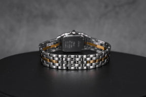 PANTHERE TWOTONE YELLOWGOLD S WHITE DIAL QUARTZ (WATCH ONLY)