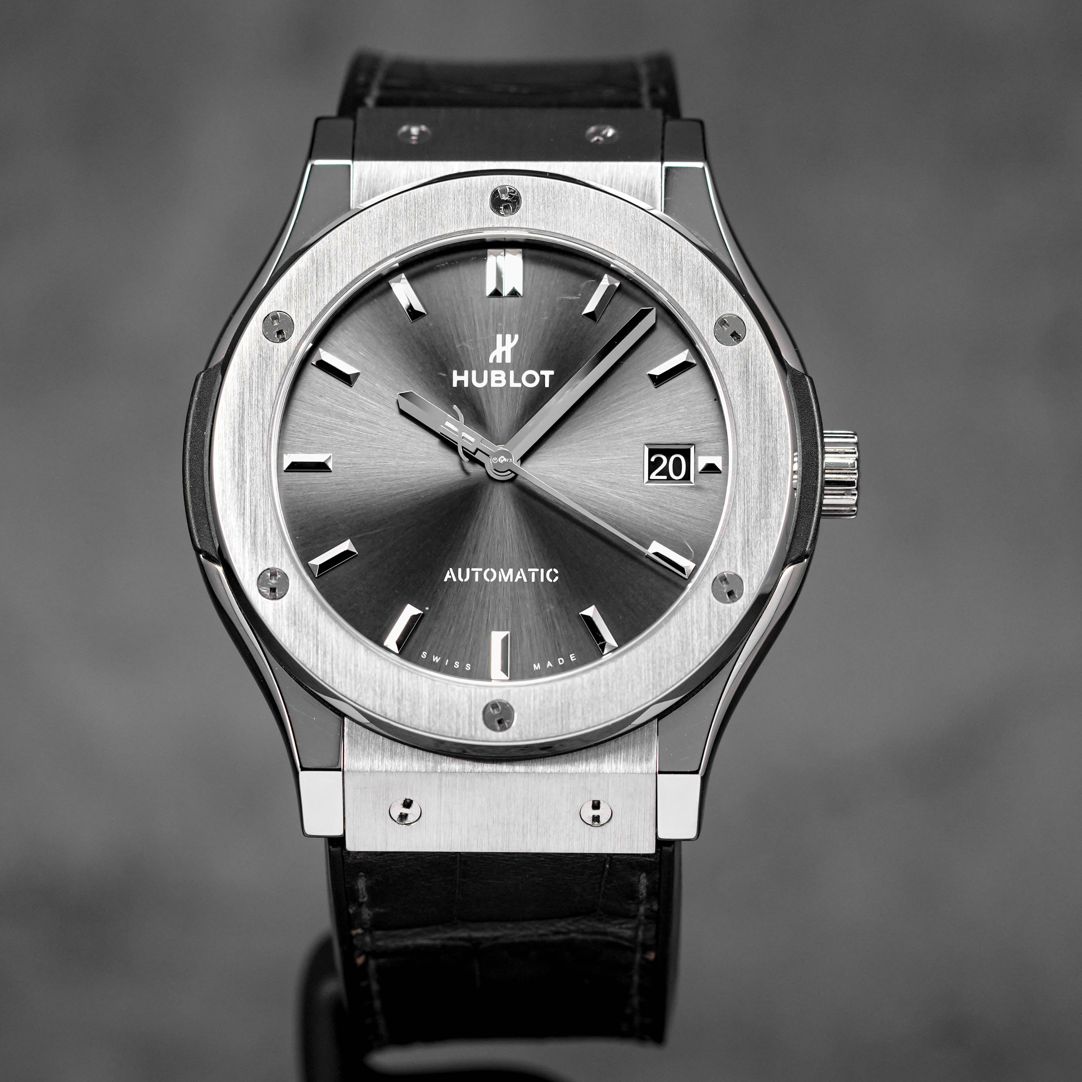 HUBLOT CLASSIC FUSION 45MM RACING GREY TITANIUM (2019) OMNILUXE