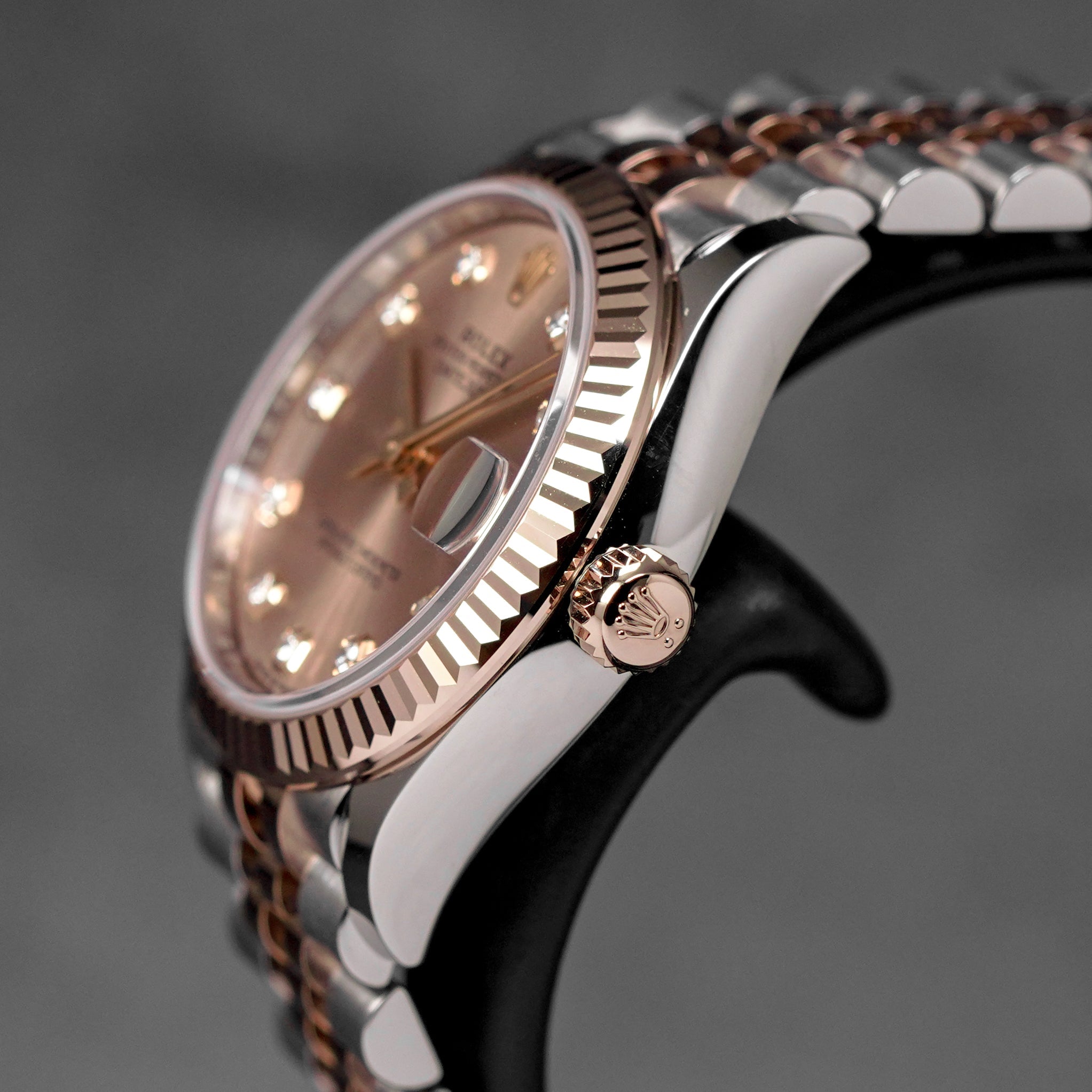 DATEJUST 31MM TWOTONE ROSEGOLD SALMON DIAMOND DIAL (2026)