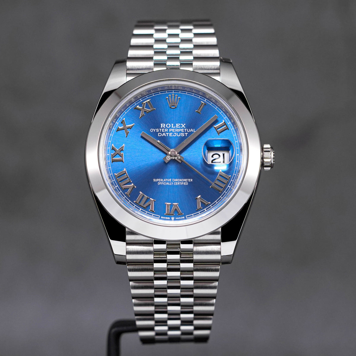 DATEJUST 41MM BLUE AZZURO ROMAN DIAL (2022)