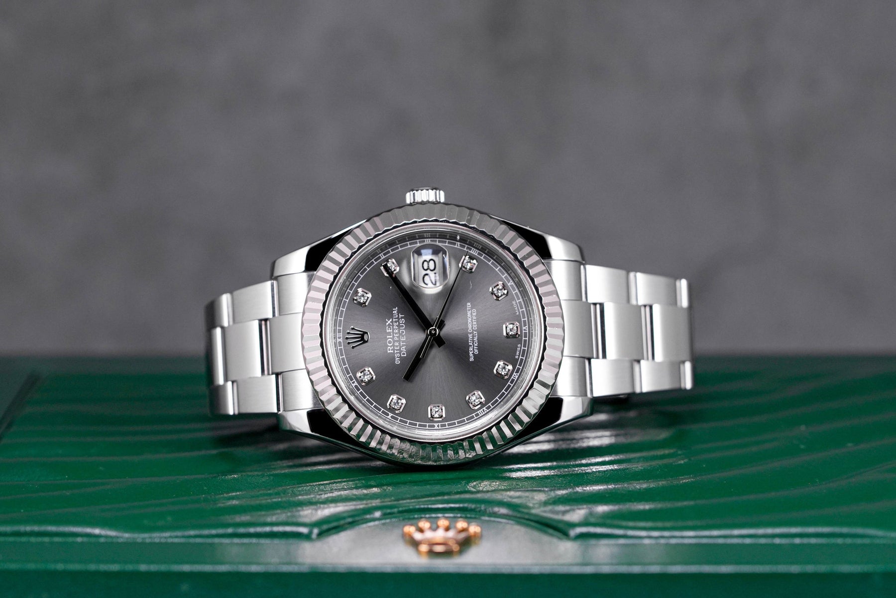 Rolex Datejust Rhodium Diamond